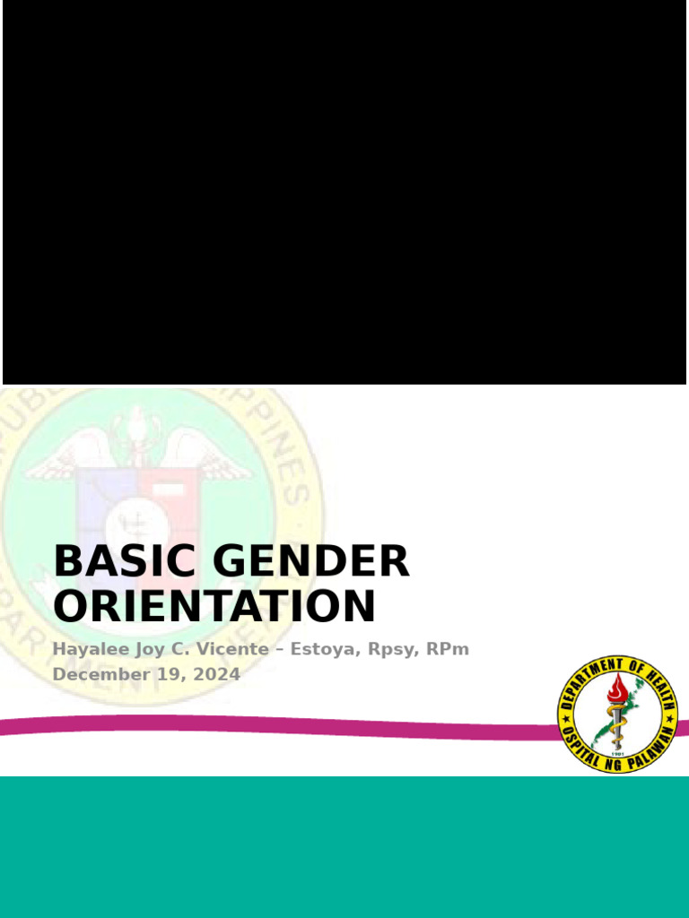 Understanding Gender Orientation Basics | PDF | Transgender | LGBTQIA+ ...