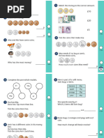 UK Money Calculation Exercises | PDF