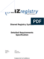 Detailed Requirements Specification
