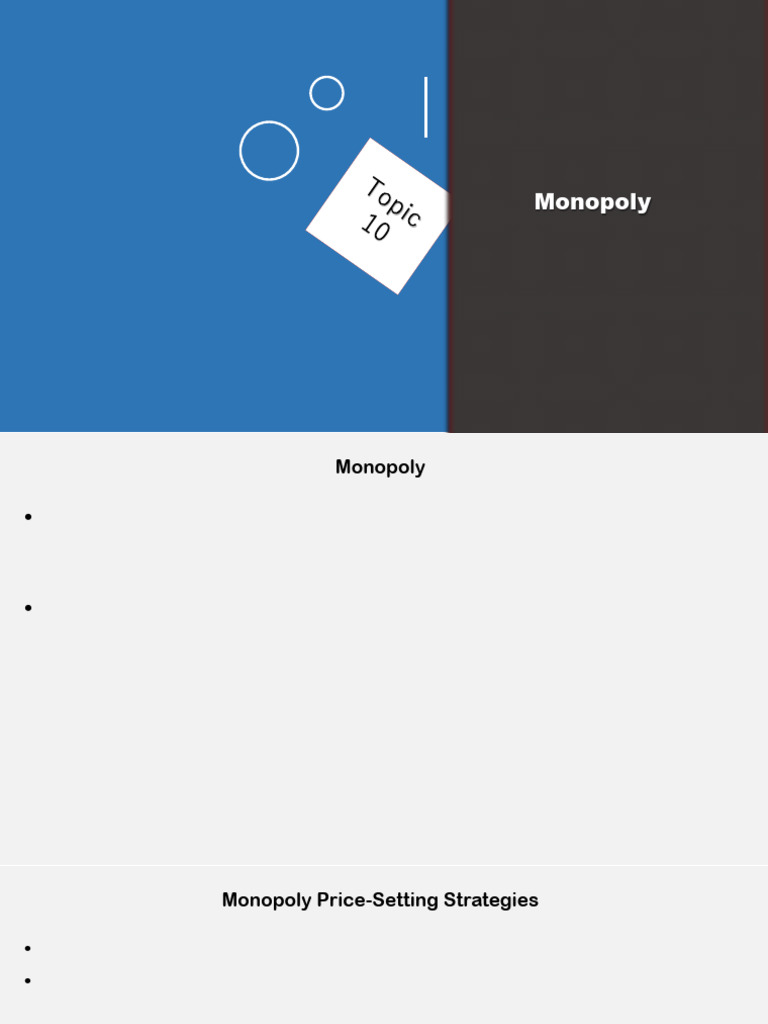 Understanding Monopoly Pricing Strategies | PDF