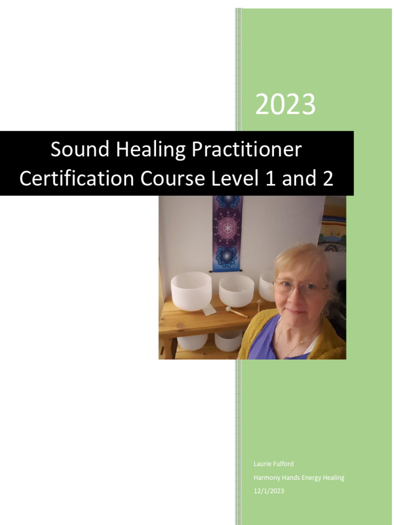 Sound Healing Practitioner Course 2023 | PDF | Sound | Hertz