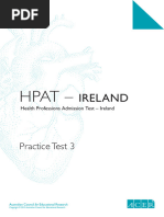 HPAT Ireland Practice Test Guide | PDF