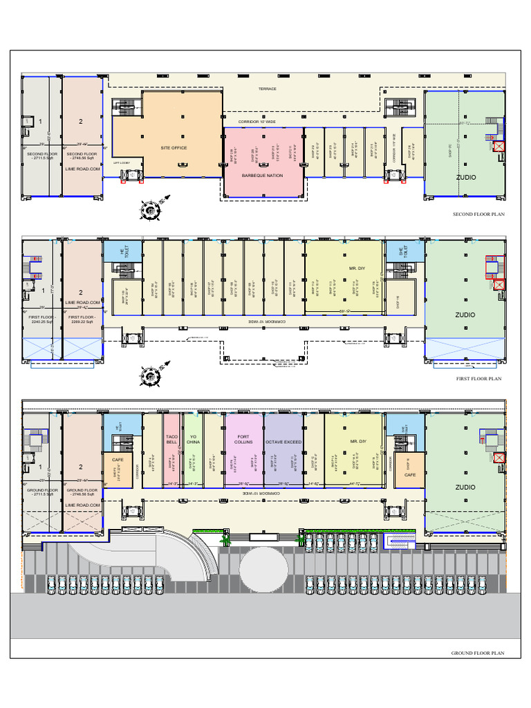 Town Square Shop Layout Plan | PDF