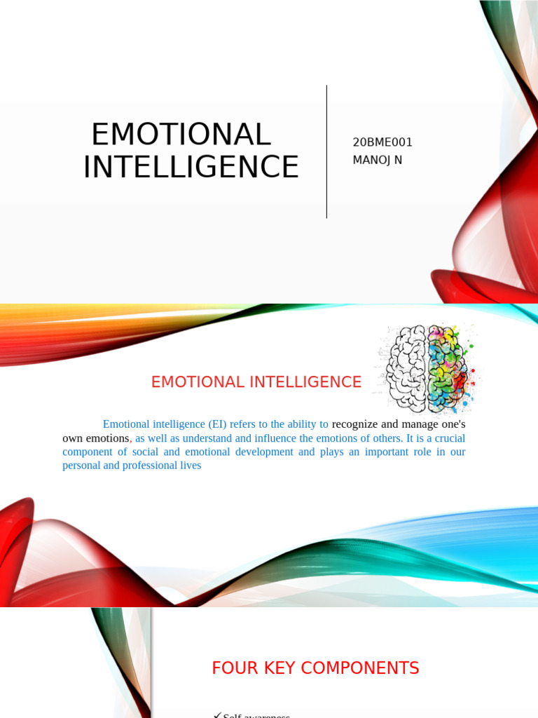Understanding Emotional Intelligence Components | PDF