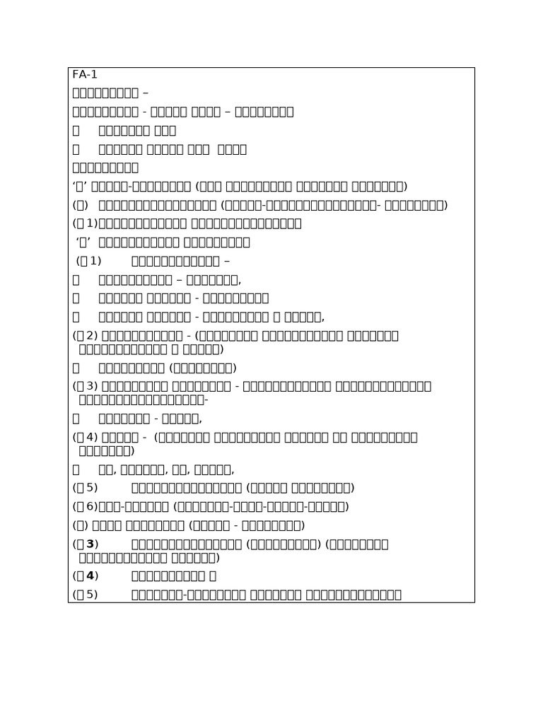 FA1 Syllabus | PDF