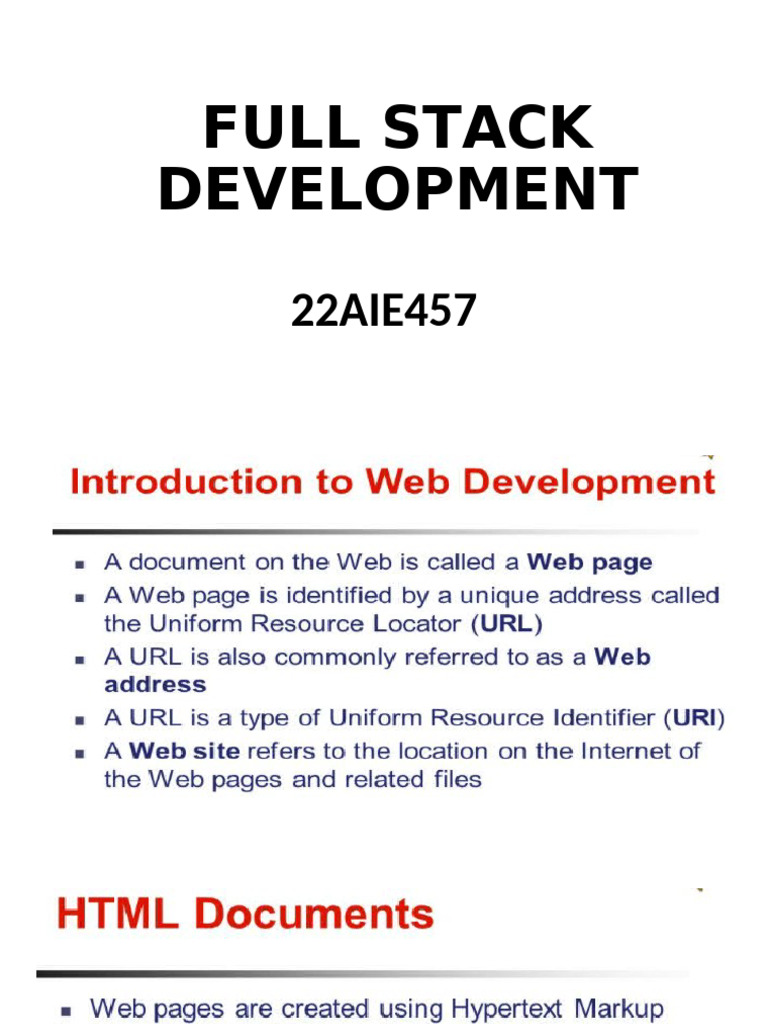 Web Development | PDF