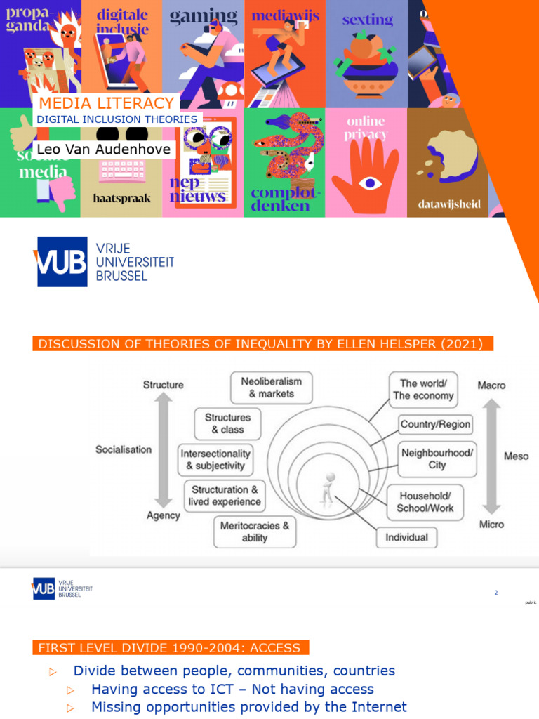 MLDI - 3 - Digital Inclusion Theory | PDF | Economic Inequality ...