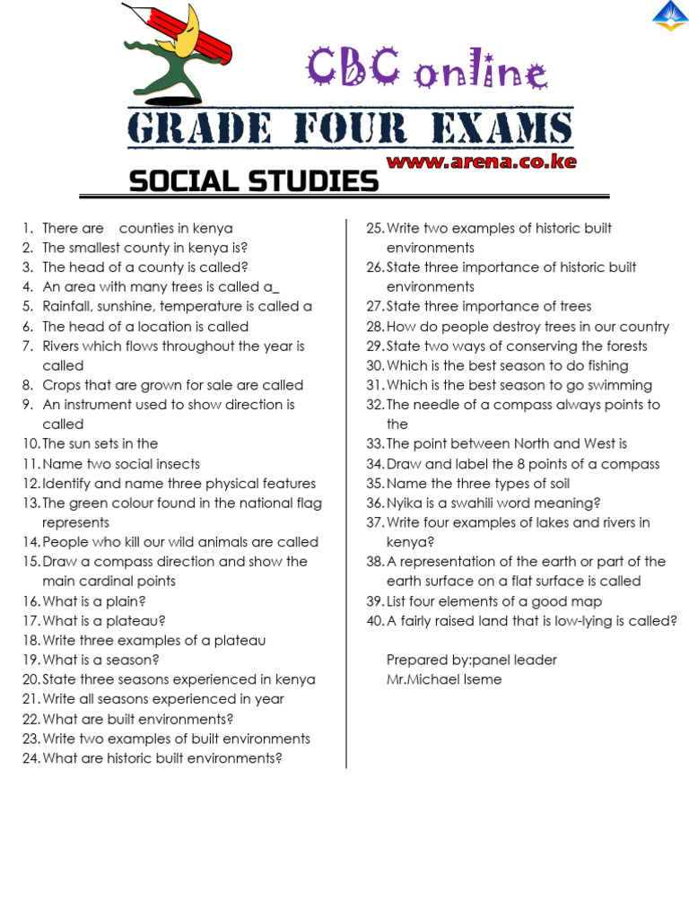 Social Studies Grade 4 - 4 | PDF
