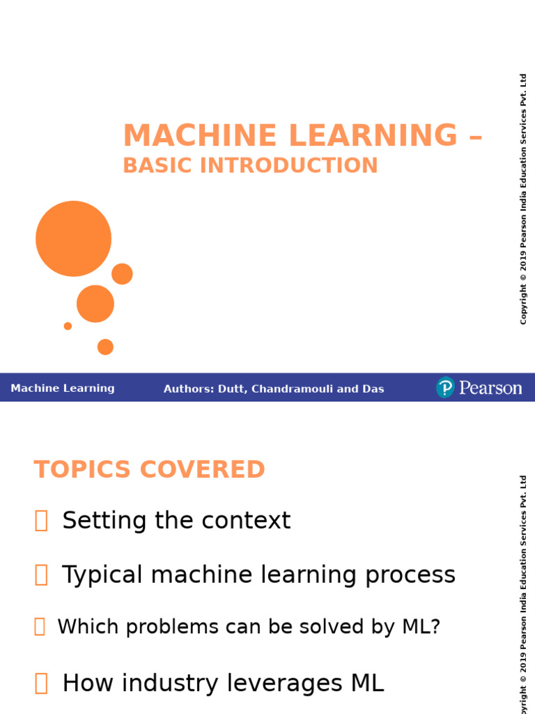 Introduction to Machine Learning Concepts | PDF | Machine Learning ...