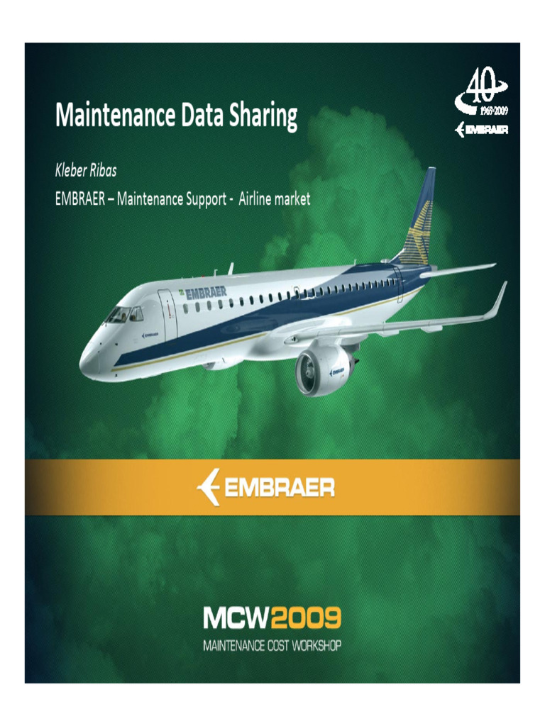 Embraer Maintenance Data Sharing Overview | PDF | Web Service | Data