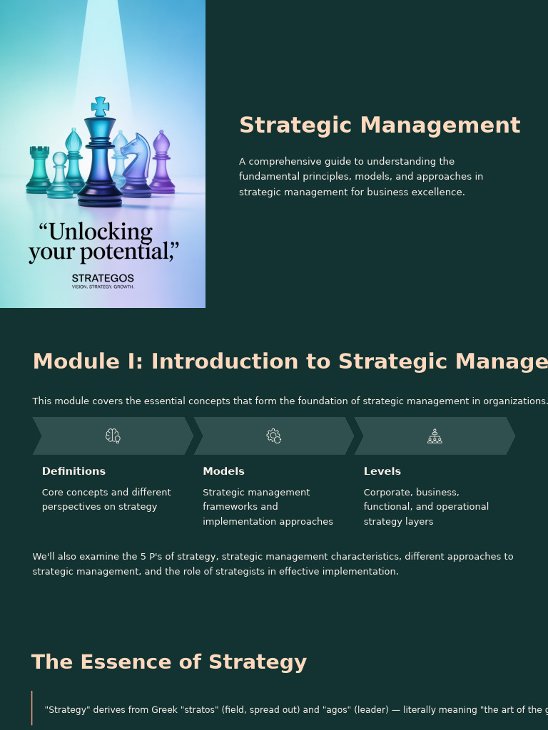 Strategic Management | PDF | Strategic Management | Swot Analysis