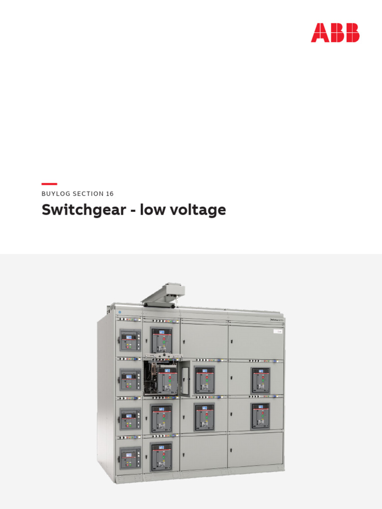 Low Voltage Switchgear Overview | PDF | Manufactured Goods | Electric Power