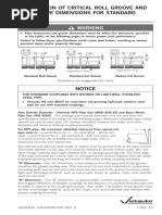Victaulic Coupling Dimensions & Specs | PDF | Mechanical Engineering
