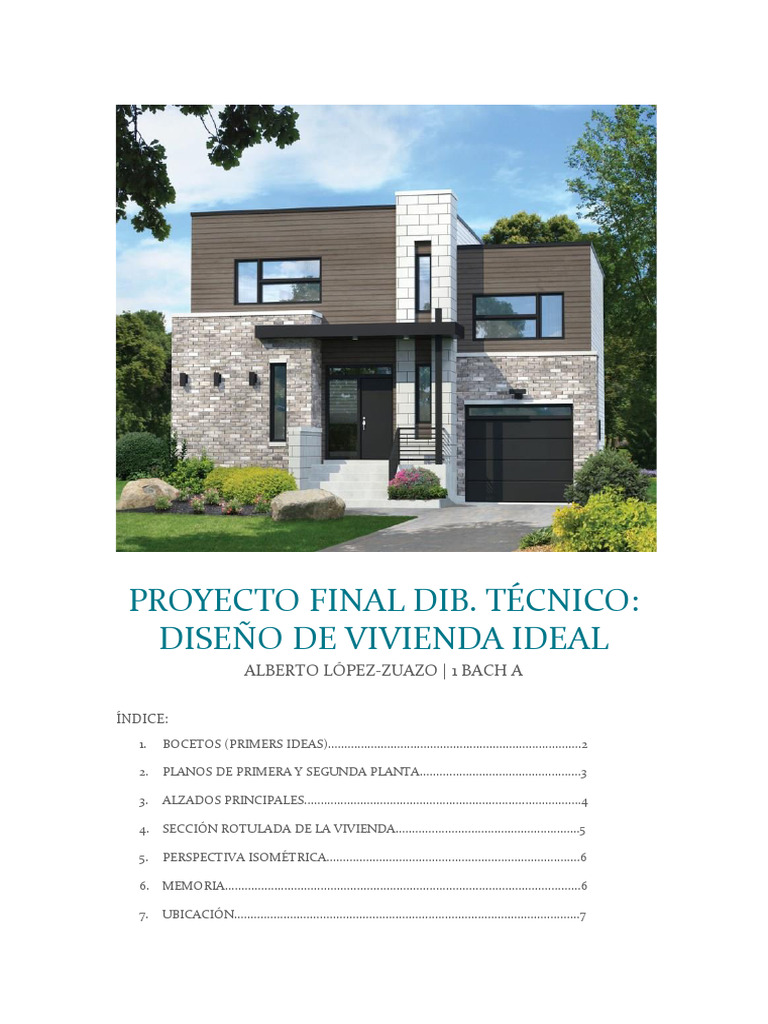 Proyecto Final Diseño de Vivienda Ideal | PDF