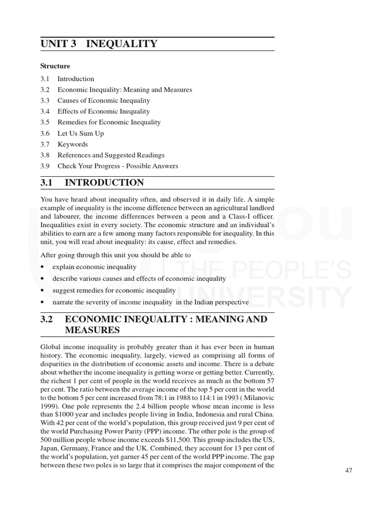 Understanding Economic Inequality | PDF | Gini Coefficient | Economic ...