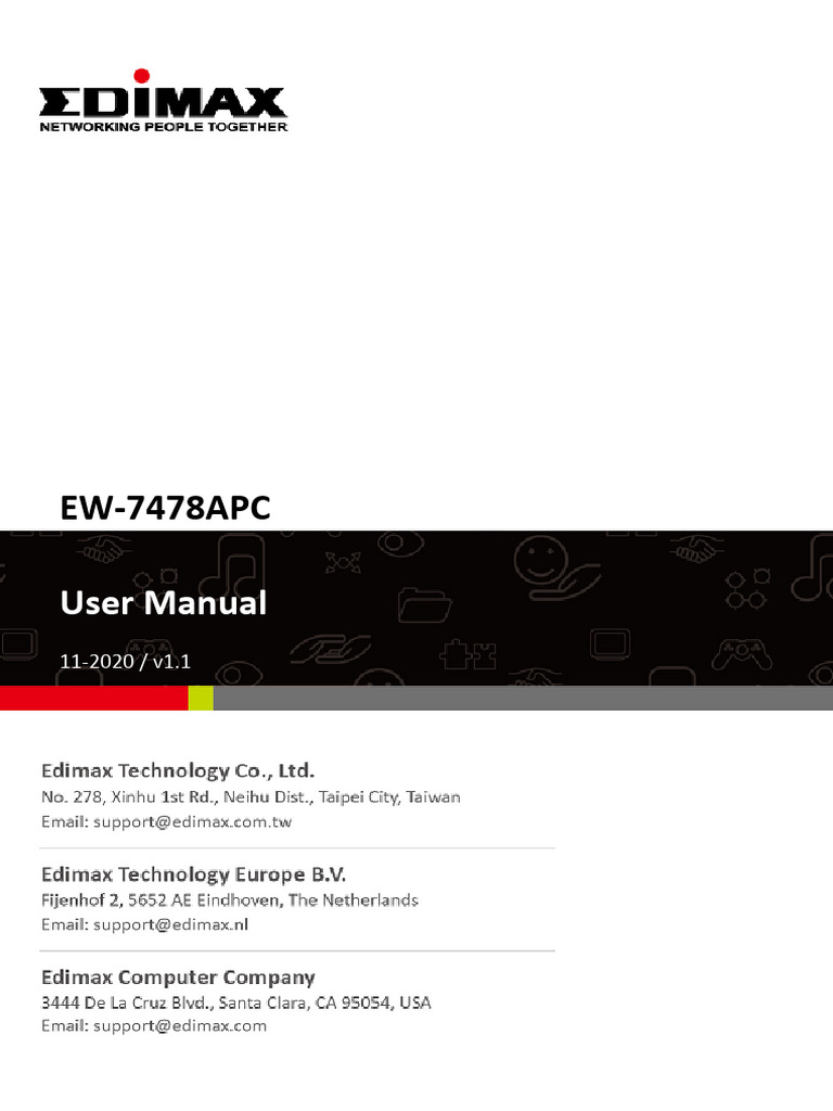 EW-7478APC User Manual English EN | PDF | Wi Fi | Ip Address