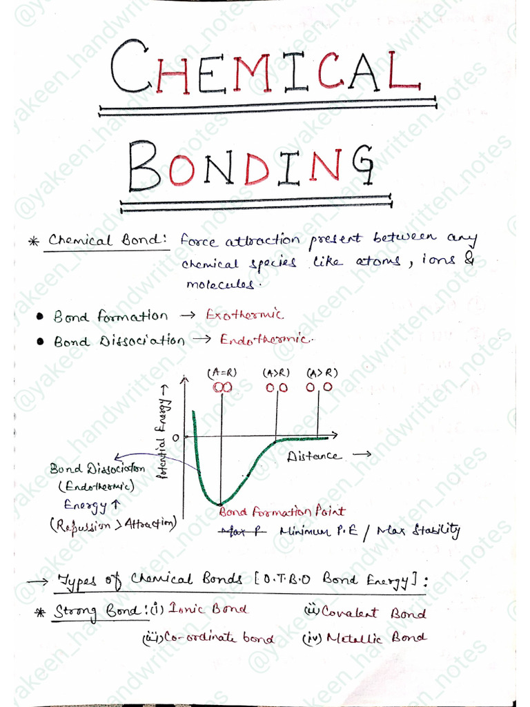 Chemical Bonding | PDF