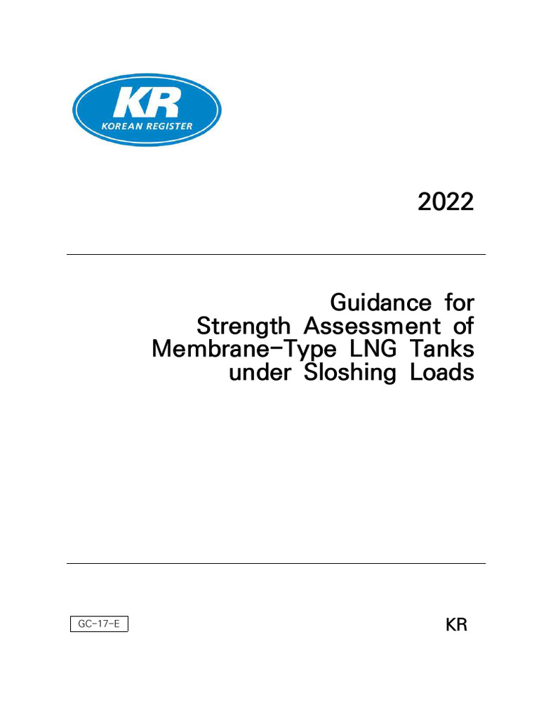 LNG Tank Strength Assessment Guidance | PDF | Ships | Mechanical ...