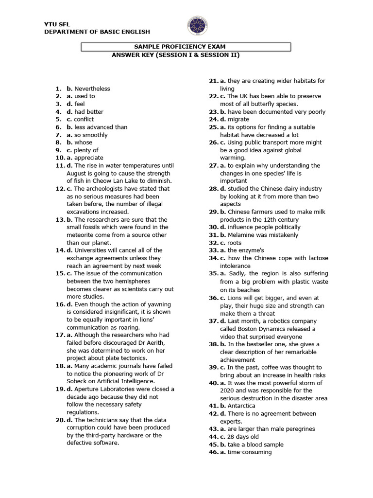 28 Sample Epe Answer Key Session I Session II | PDF | Cartography | Nature