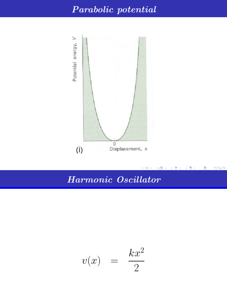 Harmonic Oscillator and Quantum Mechanics | PDF | Wave Function | Physics