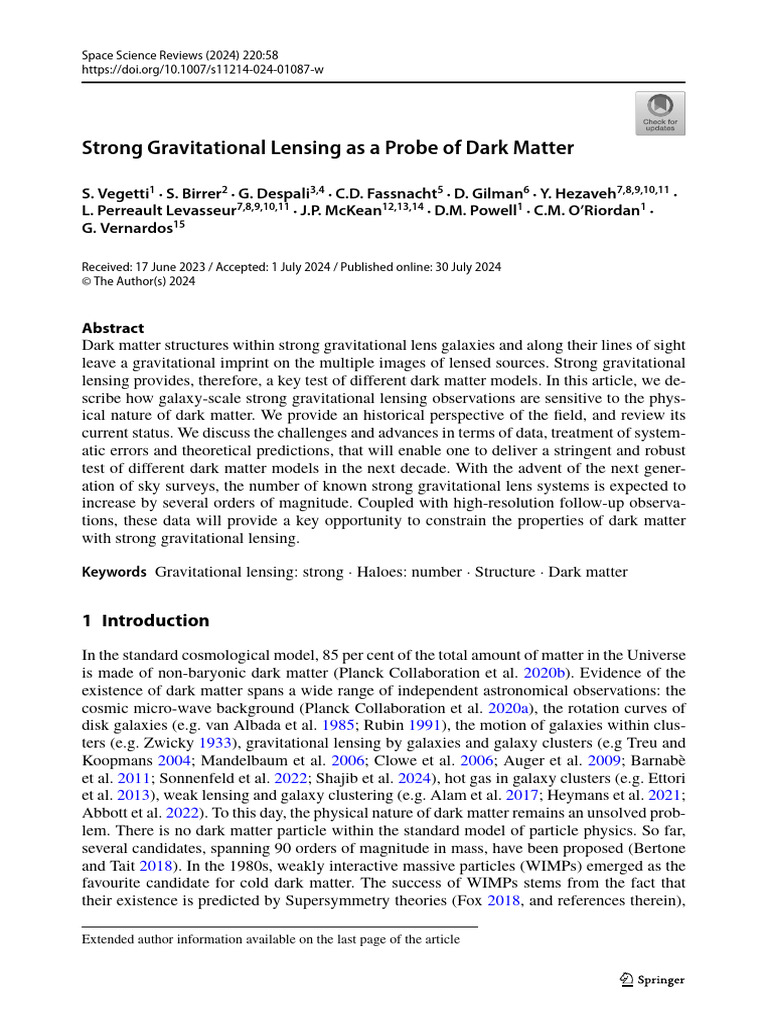 Gravitational Lensing and Dark Matter Insights | PDF | Dark Matter | Galaxy