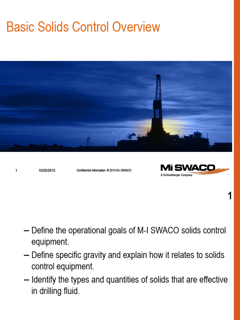 Solids Control in Drilling Fluids | PDF