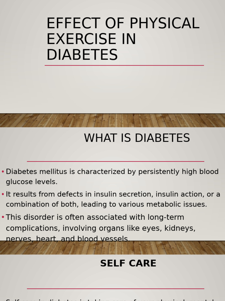 Impact of Exercise on Diabetes Management | PDF | Diabetes | Strength ...