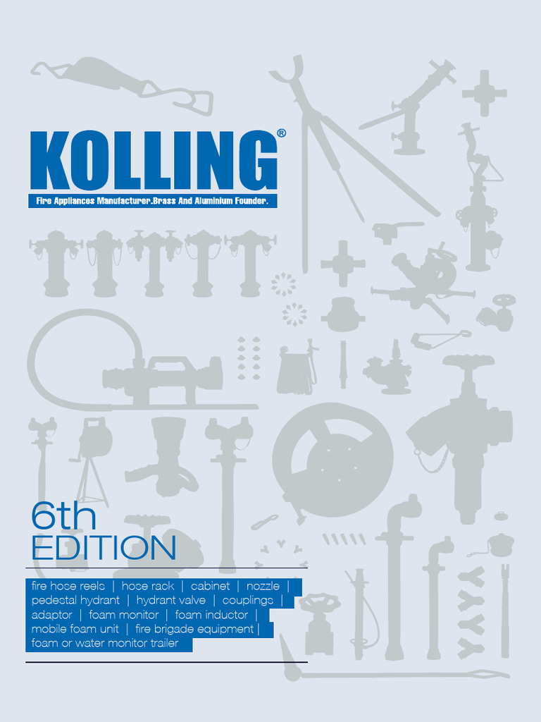 Kolling Fire Equipment Catalog | PDF | Valve