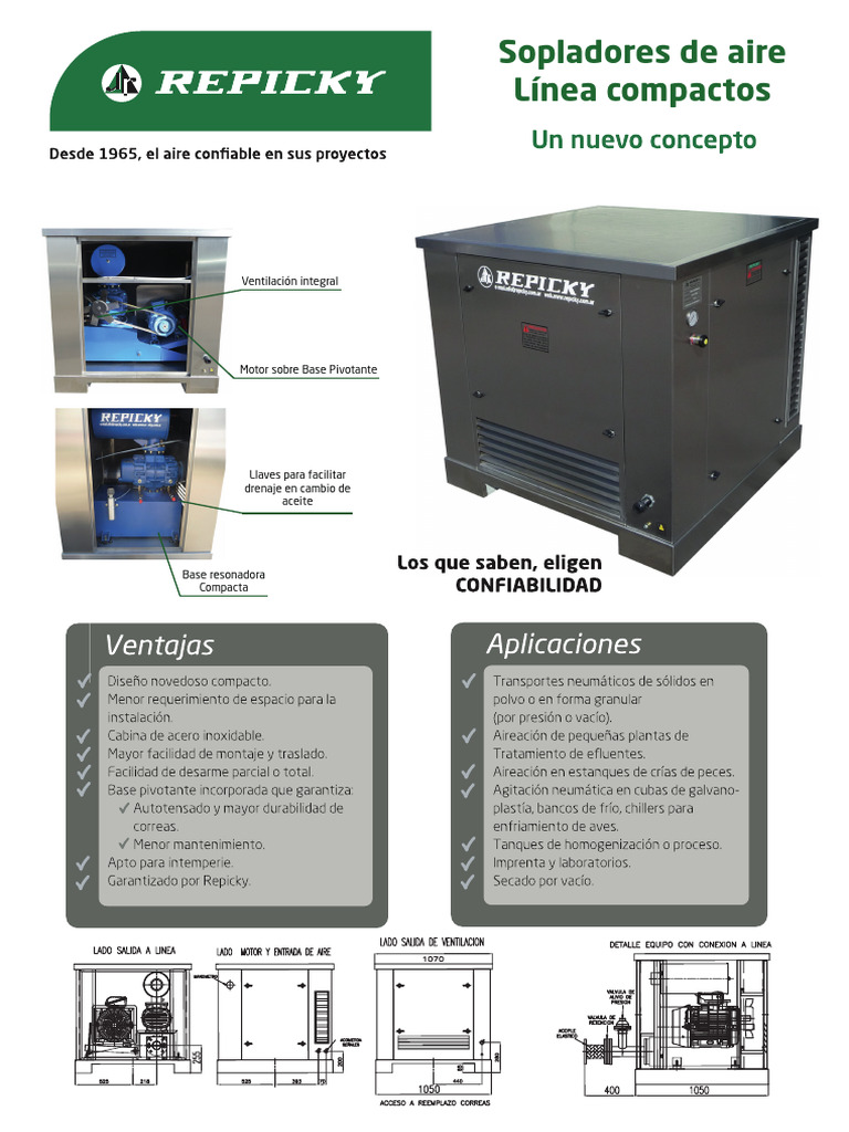 Sopladores de aire compactos Repicky | PDF