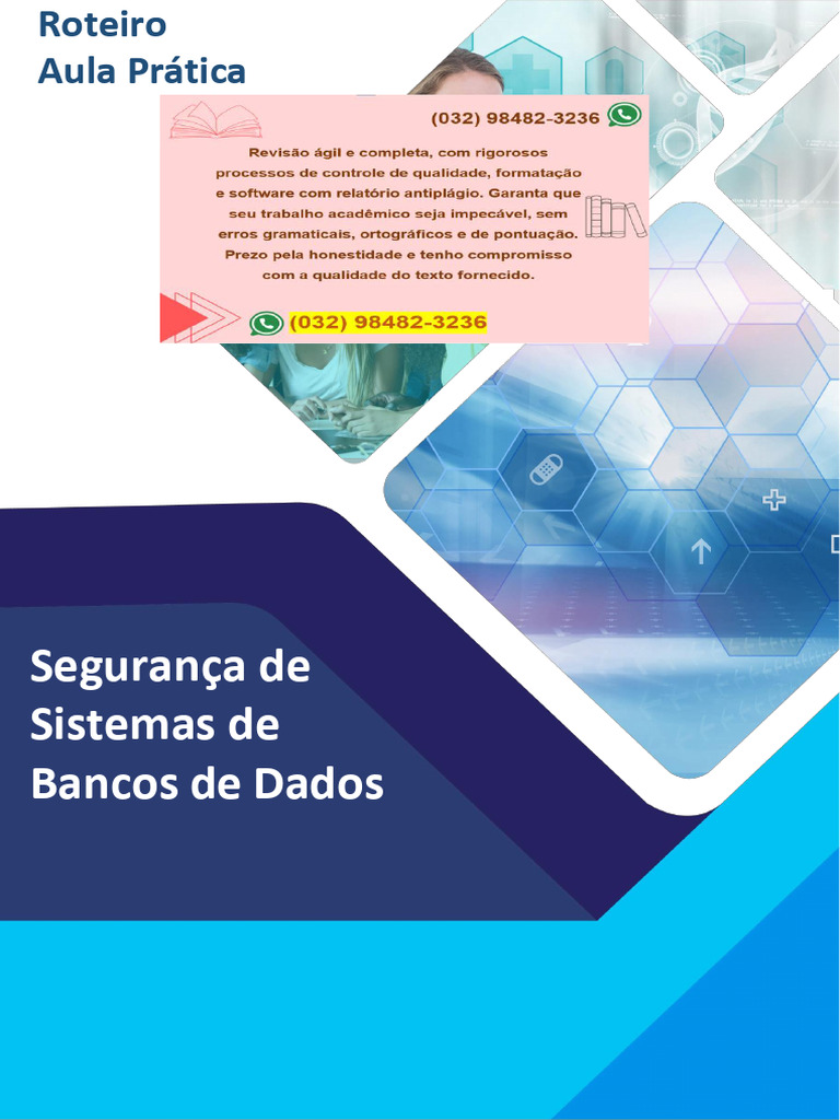 Aula Prática: Segurança em Bancos de Dados | PDF | Microsoft SQL Server ...