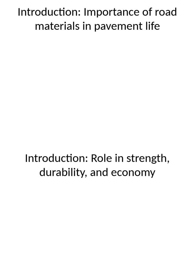 Essential Road Materials for Pavement | PDF | Road Surface | Concrete