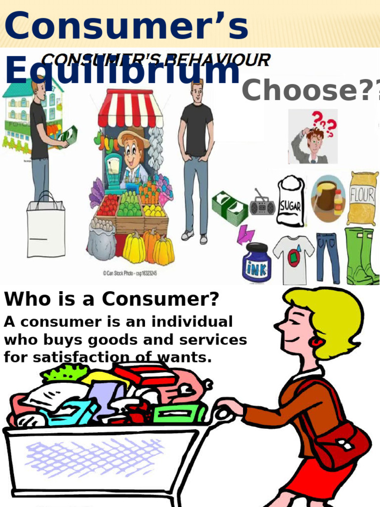 Consumer Equilibrium in Economics | PDF | Utility | Marginal Utility
