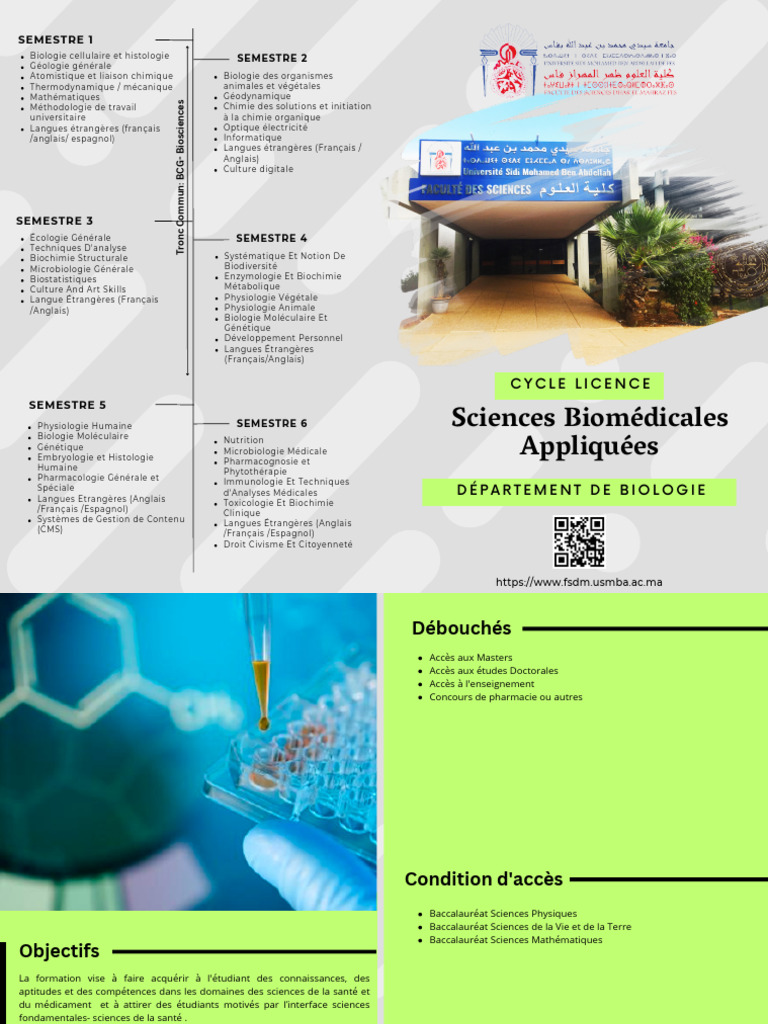 Formation en Sciences Biomédicales | PDF | Biologie | Pharmacologie