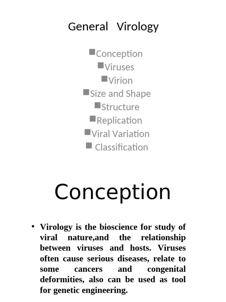 Overview of Viral Structure and Replication | PDF | Virus | Sense ...