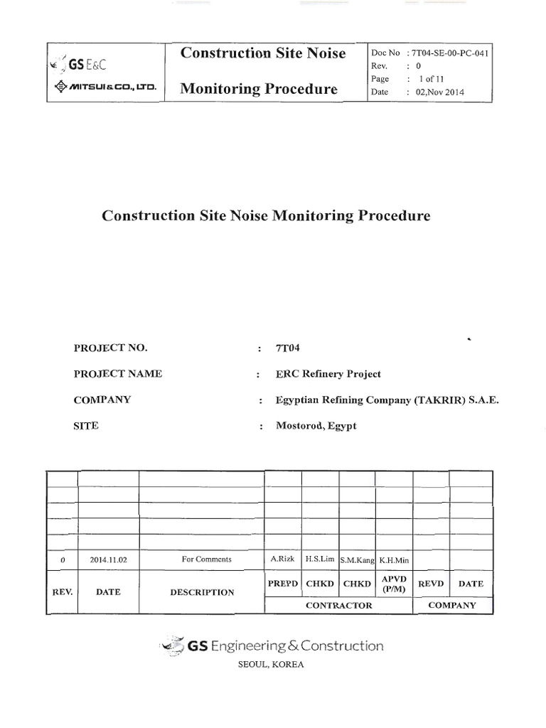 Construction Site Noise Monitoring Guide | PDF | Noise | Decibel