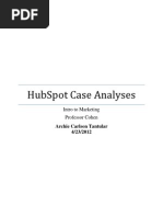 Download HubSpot Case Analysis Final by Archie Carlson Tantular SN91788781 doc pdf