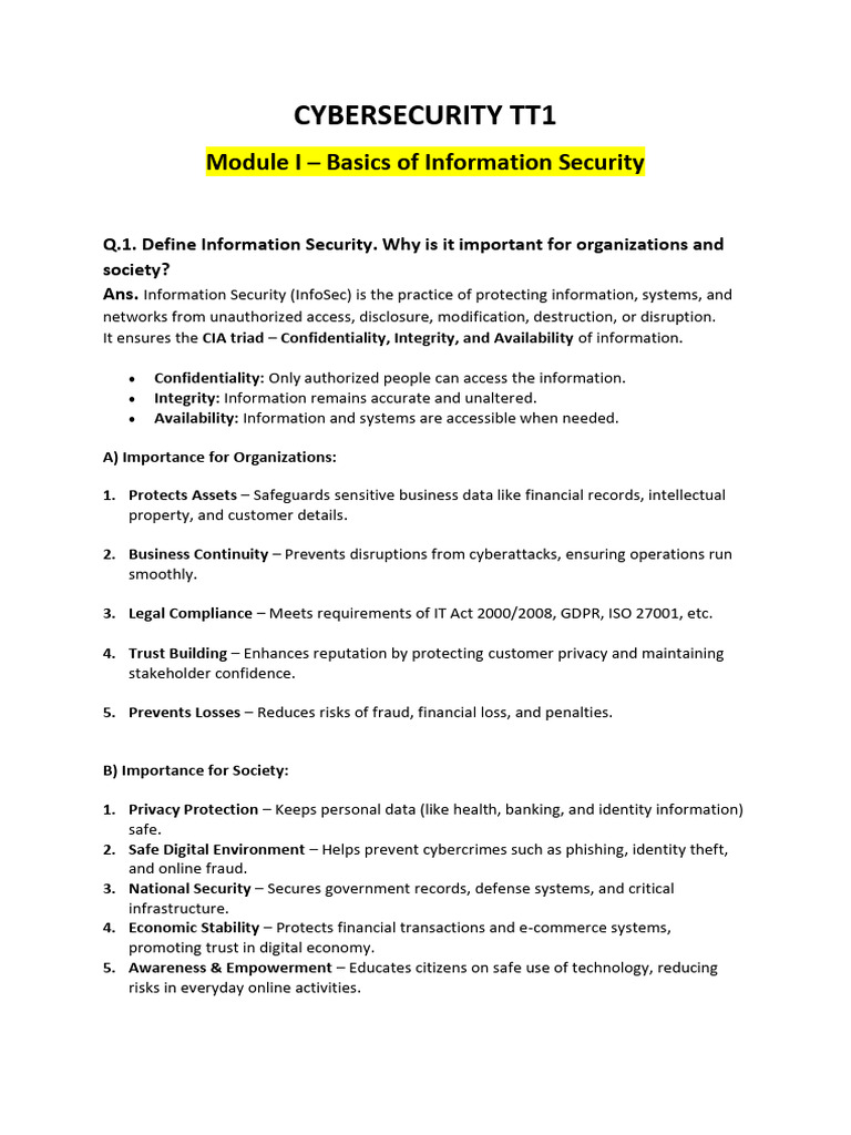 Information Security Essentials Explained | PDF | Information Security ...