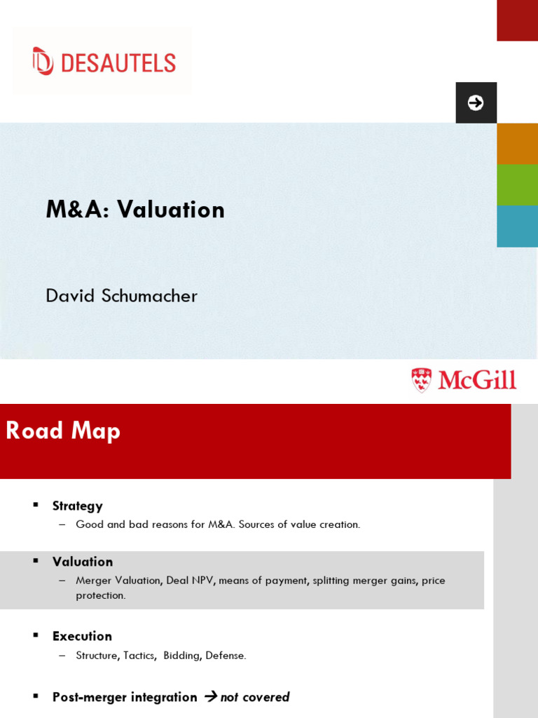 M&A Valuation Strategies and Insights | PDF | Mergers And Acquisitions ...