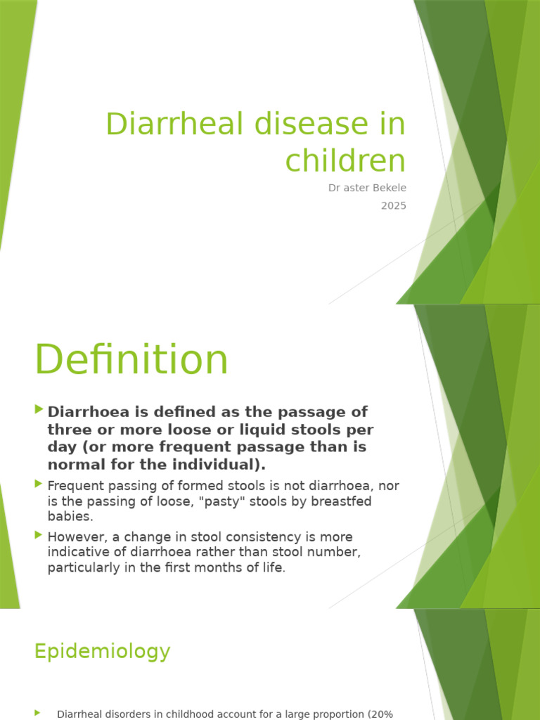 Diarrheal Disease in Children | PDF | Diarrhea | Dehydration