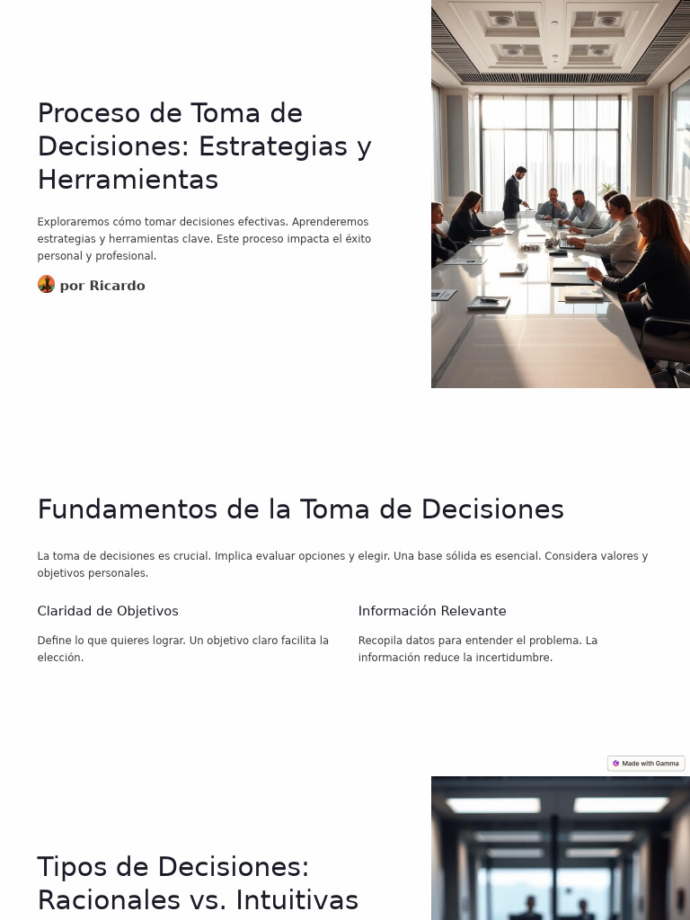 Estrategias Efectivas de Toma de Decisiones | PDF | Toma de decisiones ...