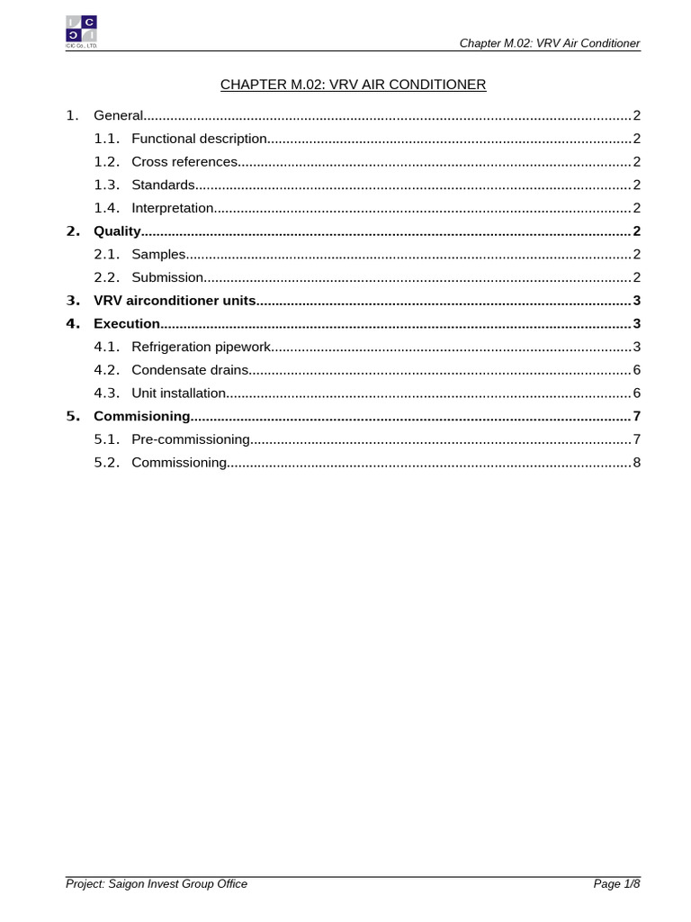 VRV Air Conditioner Installation Guide | PDF | Pipe (Fluid Conveyance ...