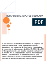 Recepcion de Amplitud Modulada