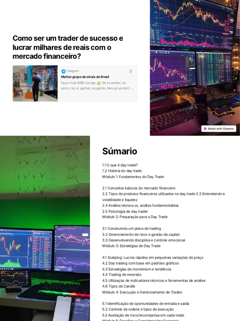 Guia Completo para Day Trade de Sucesso | PDF | Mercado de câmbio ...