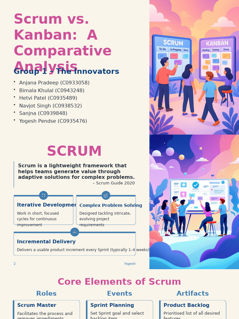 Scrum vs. Kanban: Key Differences Explained | PDF | Scrum (Software ...