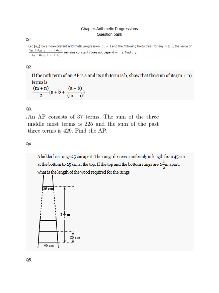 Finding Terms in an Arithmetic Progression | PDF