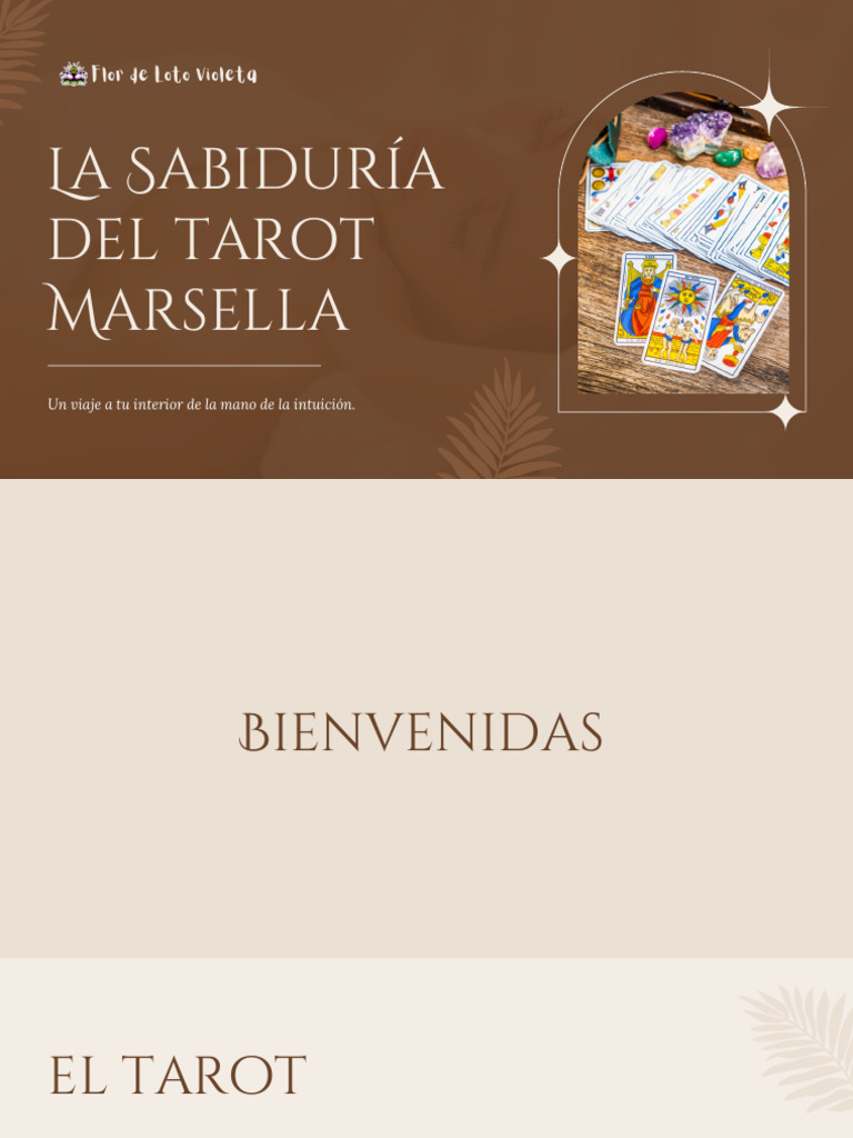 Sabiduría del Tarot Marsella | PDF | Tarot | Jugando a las cartas