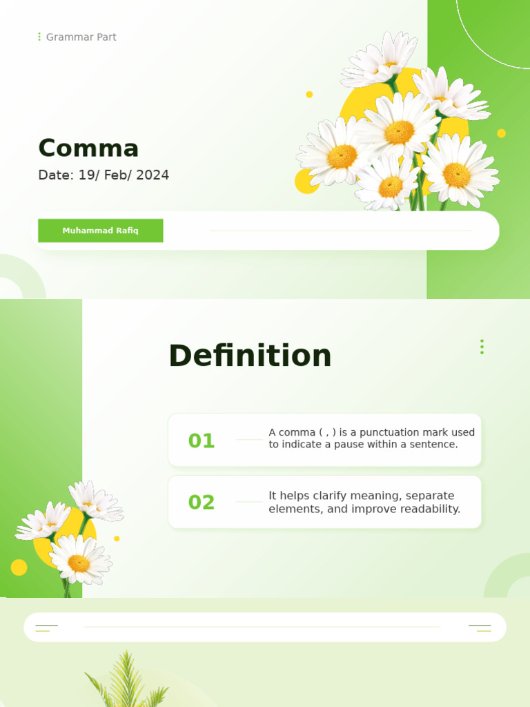 Essential Comma Usage Rules Explained | PDF