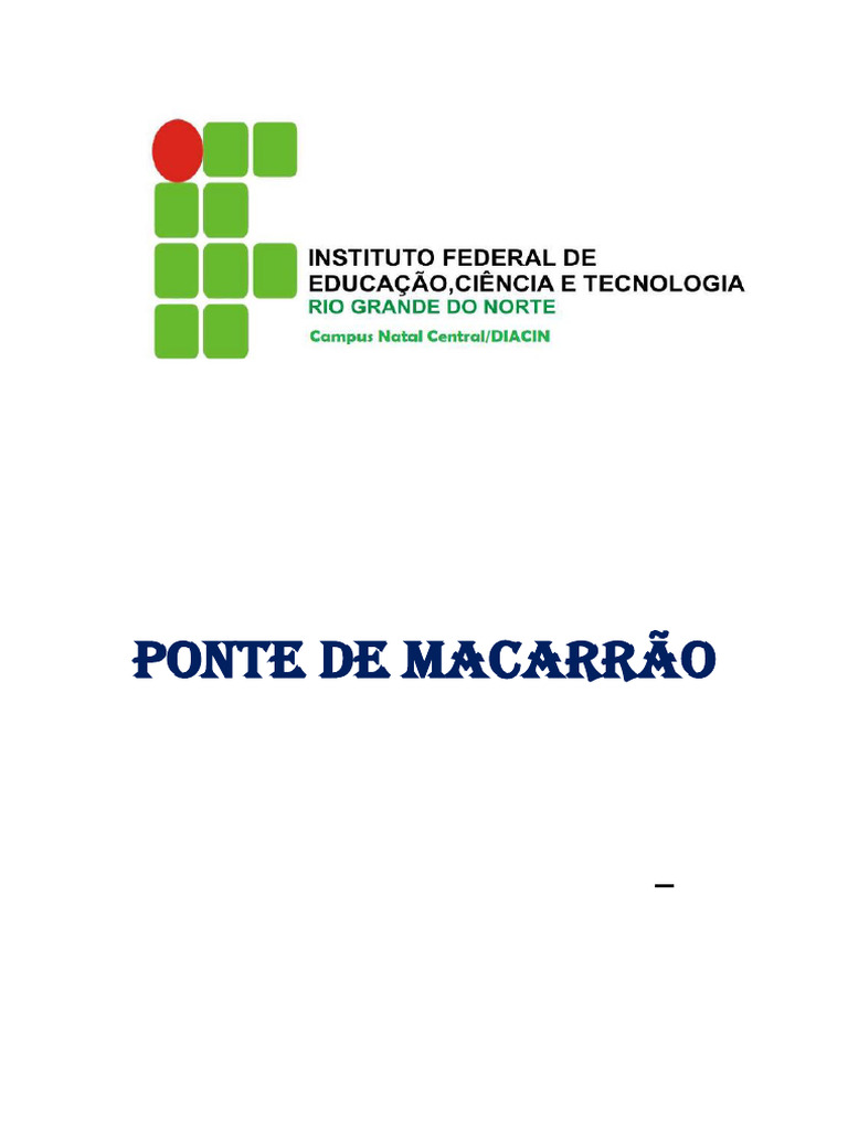 Competi--o Ponte de Macarr-o - CNAT 2025 | PDF | Ponte | Flambagem