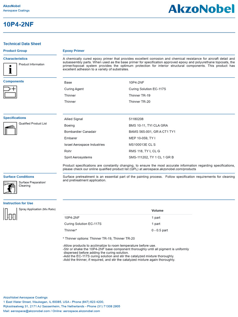 Epoxy Primer Technical Data Sheet | PDF | Materials | Industrial Processes