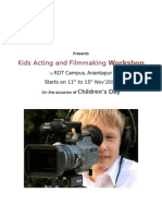 Kids Acting & Film Making Workshop